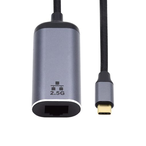CY USB C - 2.5GBPS イーサネットアダプター USB 3.1 TYPE C TO RJ45 2500MBPS GBE ギガビットイーサネットネットワーク LANケーブルアダプター ノートパソコン用