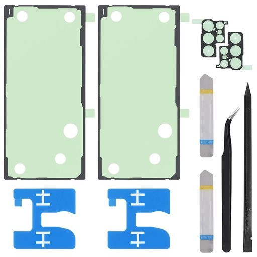 ZHUROUPUforSamsungギャラクシーS22の超5GSM-S908Bの電池カバーのための背部電池のドアカバー粘着テープ、電池接着剤とのforSamsungギャラクシーS22の超S908US908W