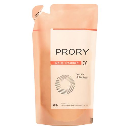 PRORYプロリーモイストリペアトリートメント洗い流すインバス素髪再成頭皮ケアうねりダメージケア(つめかえ用/400g)