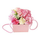 ポピー名古屋ソープフラワーシャボンフラワー造花ギフトプレゼントフラワーBOXボックスバラ約14cm箱入りKS-053ピンク
