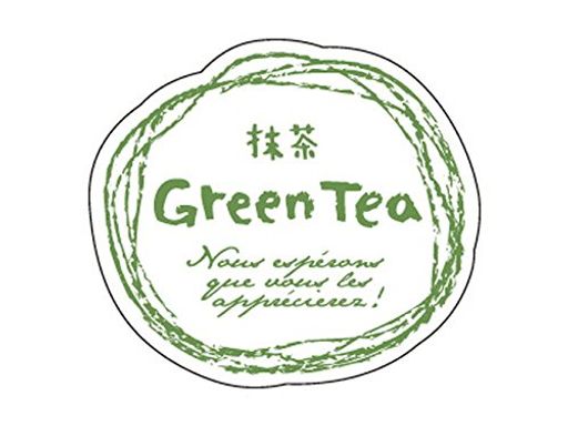 cottaシールナチュラルフレーバー抹茶緑2.9x3.2cm63739100枚入