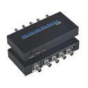 SDIスプリッター1X4SDI分配器1入力4出力1080P3G/HD/SD-SDIスプリッターsdi延長器1x4SD-SDI/HD-SDI/3G-SDI対応ESD保護機能付き