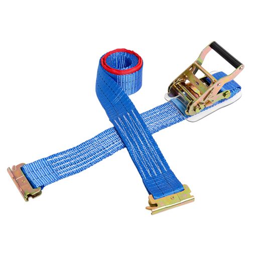 FKラッシングベルト青CE2RH型レール1ton幅50mmx長さ0.5+5m