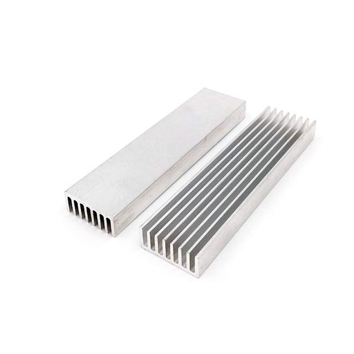 商品名:ヒートシンク;材質:アルミニウム サイズ:100x25x10mm カラー:シルバートーン 重量 : 140g パッケージ内容:4 xヒートシンク