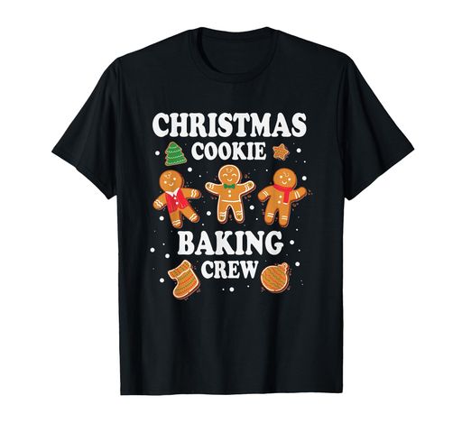 ChristmasCookieBakingCrewHolidaySweetsTシャツ