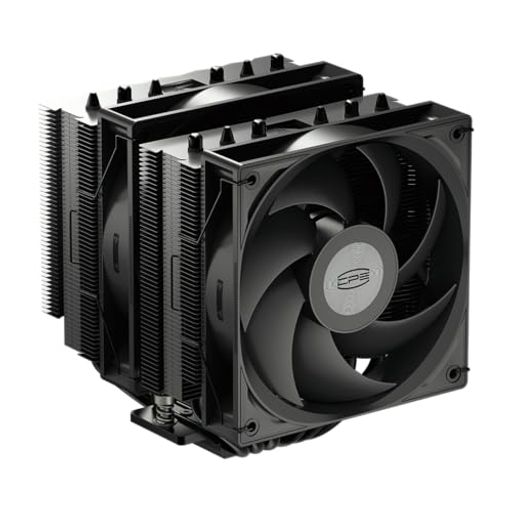 PCCOOLER CPS RT620Pro デュアルタワー CPUクーラー、6本ヒートパイプ、265W TDP、高さ153mm、120mm PWM静音ファン搭載、強化タワー構造、Intel LGA1851/1700/1200/115X & AMD