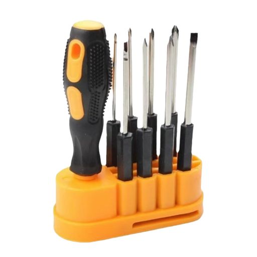 ドライバーセット8本組差替ドライバー握りやすく、力入れやすいボールグリップ家具組立マグネット吸着パソコン分解メンテナンス車載修理工具