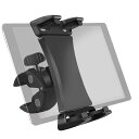 ジムトレッドミルスピニングバイクエリプティカル用バイクタブレットマウントホルダーハンドルバークランプスタンド、iPadPro12.91110.5iPadAirMiniSurfaceGalaxy