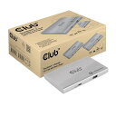 Club3DThunderbolt440Gbpsポータブル5-in-1ハブDisplayPort4K60Hz8K30HzUSBType-CUSBType-A10Gbpsスマートパワー60W(CSV-1580)
