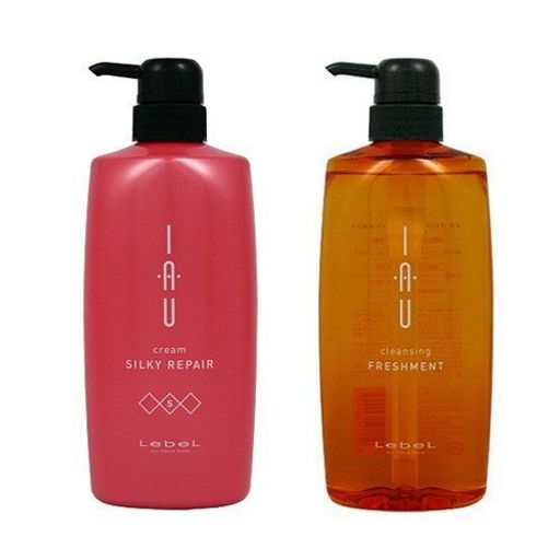 ルベルIAUイオクレンジングフレッシュメント(シャンプー)600ml&イオクリームシルキーリペアトリートメント600ml