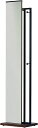J-KITCHENS ハンガー付ミラー ブラウン W400×D300×H1630 MM(3)