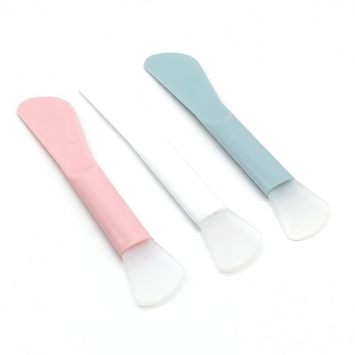 Wopanxye6個化粧品用スパチュラ6本セットヘラ美容クリームジャータイプ用メイクスキンケアフェイスクリームアイクリームヘラマスク用スパチュラ柔らかいシリコンブラシDIY用ローション…