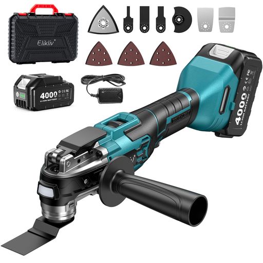 【2025新型】Eliklivマルチツール充電式ブラシレスモーター採用マルチ工具ツールコードレス高速切断低..