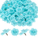 MMETERXITY100個入りの人工バラの花の頭シルク製の偽のバラの花の頭結婚式/花束/フラワーウォール/DIYクラフト/パーティー装飾用フェイクブルームの花...
