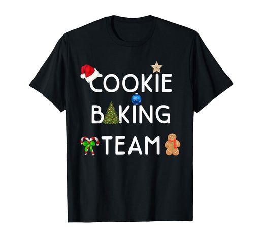 クリスマスホリデーベーキングチームノベルティクッキーおばあちゃんクッキーTシャツ