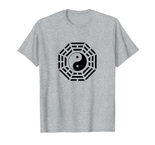 バグアミラー風水陰陽シンボル太極拳好きにTシャツ