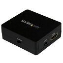 StarTech.comHDMIデジタルオーディオ分離器2.1チャンネル3.5mmステレオオーディオ出力対応toslink(SPDIF)アダプタ同梱(光デジタル出力対応)1080pHD2A