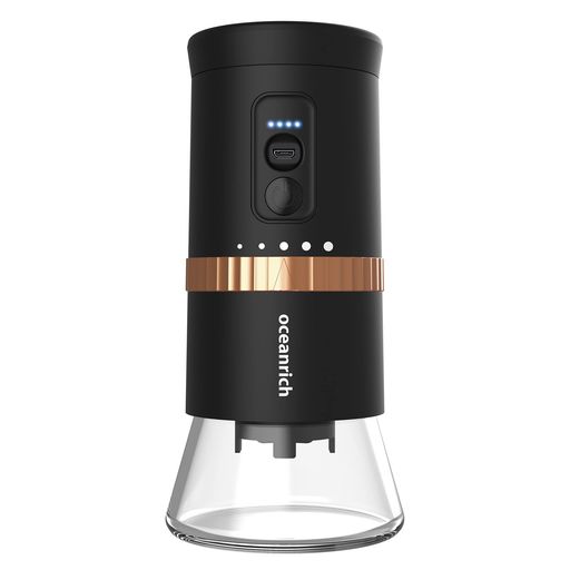 オーシャンリッチコードレス自動コーヒーミルG2ブラックUQ-ORG2BL