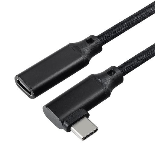 Eono(イオーノ)-USBTypeC延長ケーブル2mL字型USB3.1Gen210Gbpsタイプc延長コード高速転送100W5APD急速充電アンドロイドラップトップなど様々なusb-cデバイスに対応ナイロン編み
