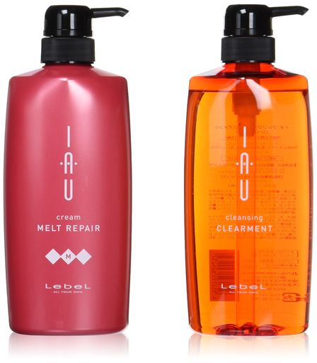 ルベルIAUイオクレンジングクリアメント(シャンプー)600ml&イオクリームメルトリペアトリートメント600ml