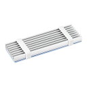 DMIOTECH 1セット 70X22X6MM アルミニウム ラジエーター 2280 ハードドライブヒートシンク用 ウェット&ドライ付き個 1セット 3個ゴム輪...