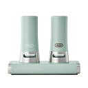 【Toffy/トフィー】ポップアップソルト&ペッパーシェイカーK-KU11ペールアクア飛び出すマグネット搭載塩胡椒ほこり・湿気防止おしゃれかわいいK-KU11-PA