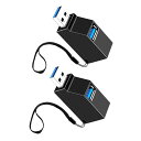 USB3ポートTypeCUSBハブ小型3.0+USB2.0コンボハブ超小型バスパワー車用USB-C変換アダプターUSBポート拡張高速軽量コンパクト2個入り2個入り