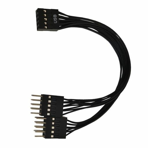 CAIYUDPTTS SB2.0Ĺץ ǥȥåPCޥܡUSB 9ԥ󥢥ץ֥ 9ԥUSB2.0Ĺ֥ 9...