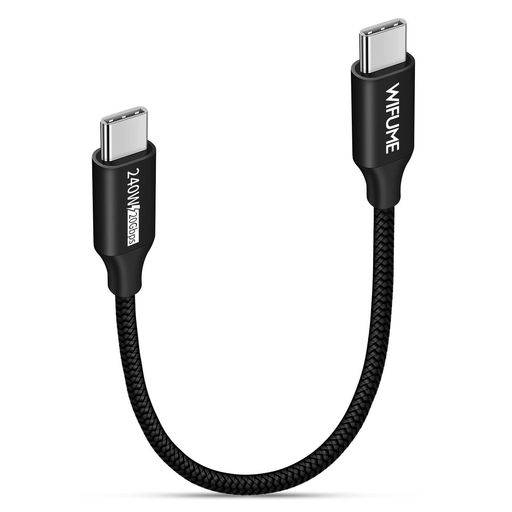 WIFUMEUSBCケーブルPD3.1対応240W超高速充電USB-C&USB-Cケーブルデータ転送断線防...