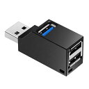TRkinUSBハブ3.0直挿3ポートUSB3.0ポート1個拡張コンボハブ超小型バス給電USBポート高速データ転送ポータブル機能コンパクトMacBook/iMac/Surface
