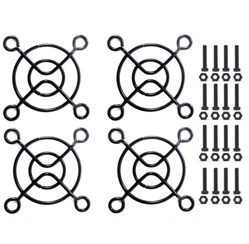 EASYCARGO 30MM ファングリル、RASPBERRY PI、RCカー用30MMファンガードカバー、ネジ取り付けキット付き30MMファンカバー4個。