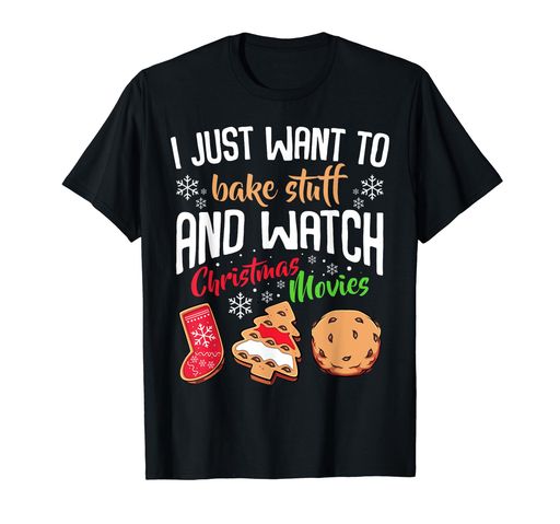 私はちょうどクリスマスの面白いクッキーを焼くスタッフのクッキーを焼きたいTシャツ
