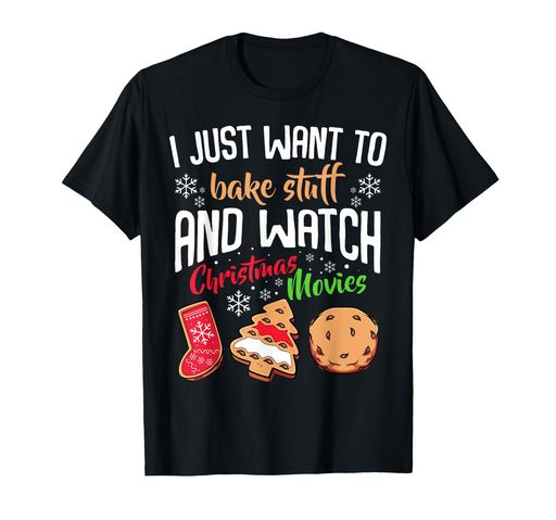 私はちょうどクリスマスの面白いクッキーを焼くスタッフのクッキーを焼きたいTシャツ