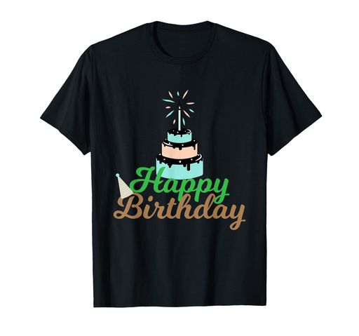 HappyBirthdaySweetCakeCuteGiftAnniversaryTシャツ(3.0)