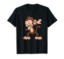MonkeyDabbing子供用お気に入り踊るモンキーダブ面白いTシャツ