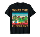 フクジュソウサボテン多肉植物レトロヴィンテージガーデニングとはTシャツ