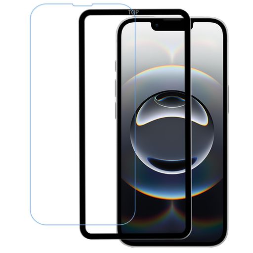 乐天商城 - HUAKE 目の疲れ軽減 93% ブルーライトカット【1枚入り +ガイド枠付き】iPhone 17e / 16e / iPhone 14 / iPhone 13 / iPhone 13 Pro / あいふおん17e / アイフォン17e 用