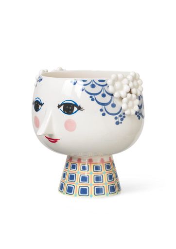 BjornWiinBladビヨン・ヴィンブラッドEvaFlowerPotエヴァフラワーポットブルーH21cm56520花びん北欧雑貨陶器北欧