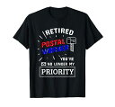 退職郵便局郵便局退職ポストマンTシャツTシャツ