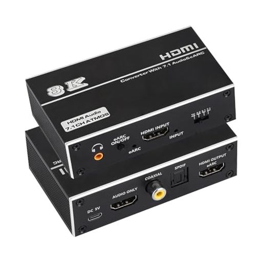 【4K HDMI音声エクストラクター】4K HDMI 2.0音声エクストラクターは、音声抽出機能を備えた高性能の 1つHDMI 入力および 1つHDMI 出力です。音声は、3.5mm音声ジャック、Toslink SPDIF、同軸、HDMI音声ポートから出力できます。18gbps HDMI音声分離器は、HDMI音声を抽出するための専用 HDMI 出力をサポートします。これにより、ユーザーは既存の音声レシーバーを使用して、4Kx2K@60Hz、HDCP 2.3 コンテンツオーディオを受信できます。この製品は、HDMI ループ アウト、10 ビット HDR (高ダイナミック レンジ) パススルー、eARC/ARC 機能もサポートしています。 【▲サウンドバーの注意事項】このような【HDMI OUT TV(ARC)】ポートのサウンドバーは、本製品の【HDMI AUDIO ONLY】および【HDMI OUTPUT ARC/eARC】音声抽出ポートには接続できませんが、【HDMI IN】ポートにのみ接続できます。▲CEC機能はサポートされていません。ARC付きで使用されるサウンドバーはサポートされていません。