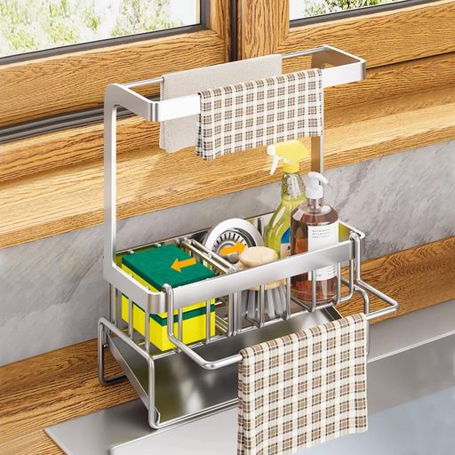 ママ倉スポンジホルダースポンジ置き幅23.7*奥行9*高さ28.5cm