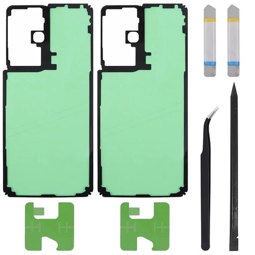 ZHUROUPUforSamsungギャラクシーS21の超5GのforSamsungギャラクシーS21の超SM-G998BG998UG998Wのための電池カバー接着剤、電池接着剤および用具(2 ZHUROUPUforSamsungギャラクシーS21の超5GのforSamsungギャラクシーS21の超SM-G998BG998UG998Wのための電池カバー接着剤、電池接着剤および用具(2