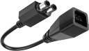 XBOX360SLIMCONSOLE-XBOX360からXBOX360SLIMPOWERADAPTERCONVERTERCABLE-REUSEOFOLDXBOX360POWER(25CM)と互換性のあるHSEUOPV(2)