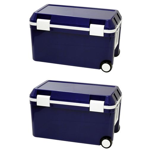 JEJアステージクーラーボックスフォレスクルーダークブルー45L2個セット
