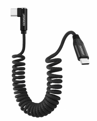 ACEYOON USB C ֥ 뷿 Ӥ L TYPE C ֥ 100W ® 1Mޤǿ̿侩 L 90 ...