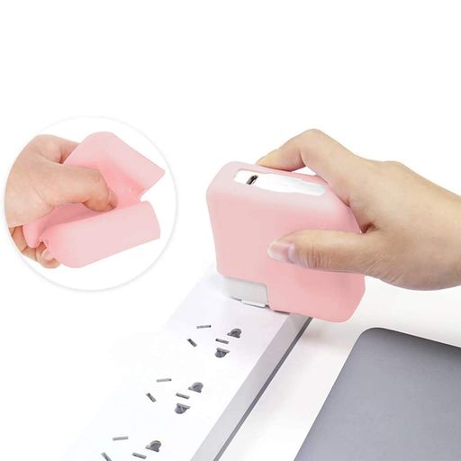 MacBookPro13inch/13retinaアダプター保護ケースカバーシリコン素材【完璧に保護液体シリコン加工】充電に干渉しない落下衝撃吸収(対応機種図表あり)ピンク