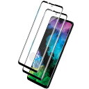 kawaylJP【2枚セット】AQUOSzero2用ガラスフィルムSH-01MSHV47用保護フィルムaquoszero2強化ガラスフィルム全面保護ブラック撥水撥油指紋防止貼り付け簡単(黒縁)