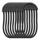 SANJAOYEEジッパータブ10個入りブラックッパープルファスナー引き手交換用持ち手簡単開閉取り付けリュックカバンバッグポーチ