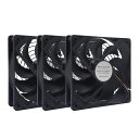 PANO-MOUNTS120mm24VDC大風量コンピュータPCケースファン120x120x25mm3ピンデュアルボールベアリングブラシレス排気冷却ファンマイニングリグフレームラックエアマイナーPSU用メタルガード(2)