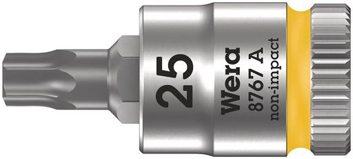 WERA ヴェラ 差込角1/4DR 手動・工作機械作業用トルクスビットソケット 差込サイズ...